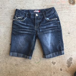 girls size 12 So Jean Shorts.